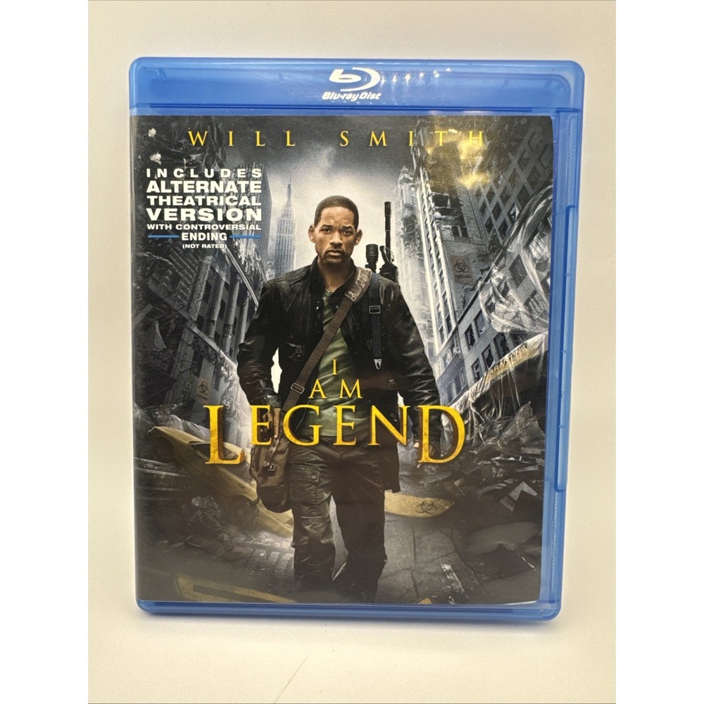 I Am Legend (Blu-ray, 2007) Will Smith Post-Apocalyptic Sci-Fi Action Movie